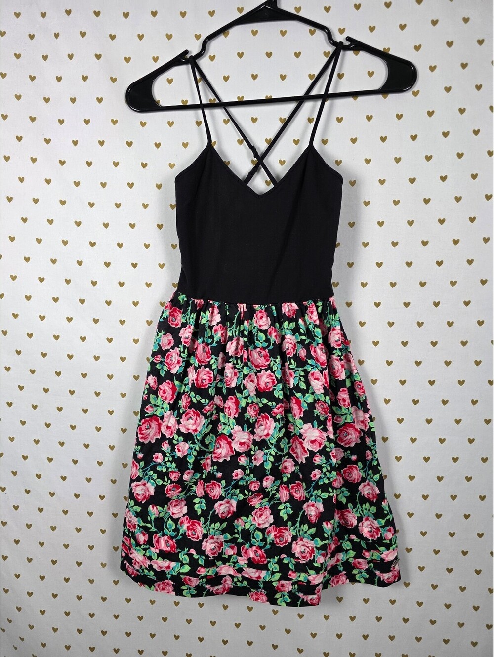 Victorias Secret PINK Floral Strappy Sundress Vintage y2k XS Ruffled